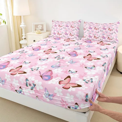 Miniatura 21 de Juego de sábanas bajeras para niños de Red Race Car tamaño individual, juego de ropa de cama con bandera de carreras de deportes extremos