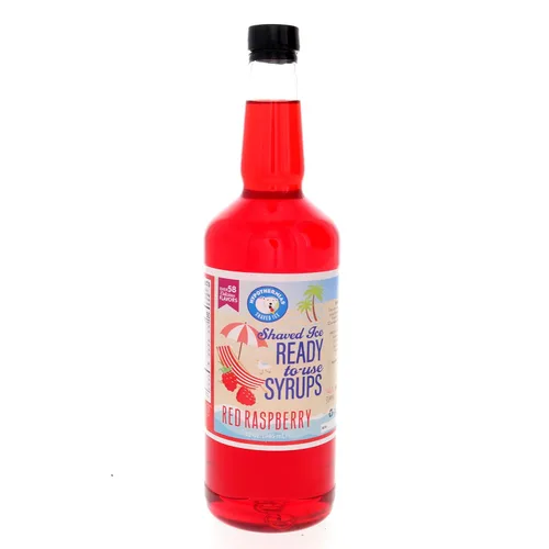 Miniatura 63 de Hypothermias Wild Cherry - Jarabe de sabores de cono de nieve hawaiano listo para usar (128 onzas líquidas), hielo afeitado, 100% azúcar de caña pura