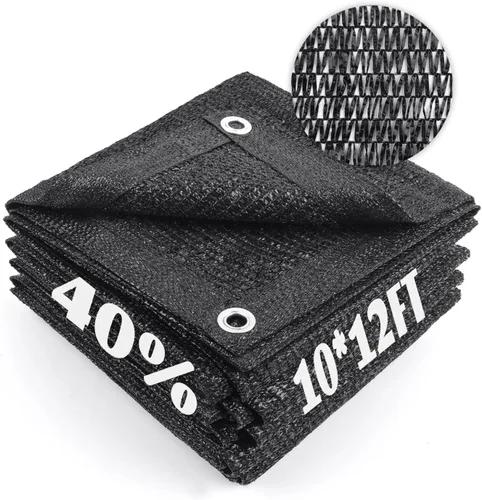 Miniatura 48 de Cool Area Lona de malla con ojales para cubierta de plantas, toldo de patio de 10 x 20 pies, para jardín, pérgola, invernadero, coche, granero, 55%