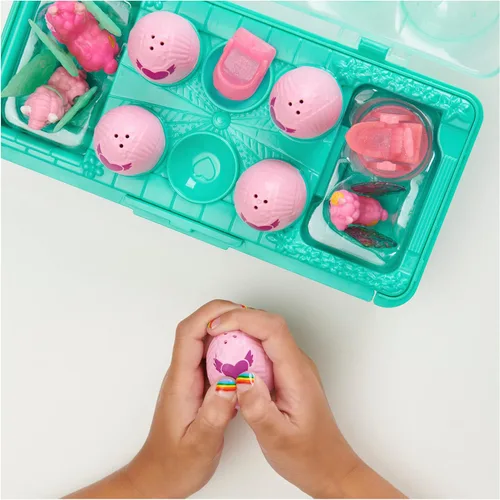 Miniatura 4 de Hatchimals CollEGGtibles, caja familiar de llama arcoíris con juego sorpresa, 10 personajes, 2 accesorios, juguetes para niños a partir de 5 años