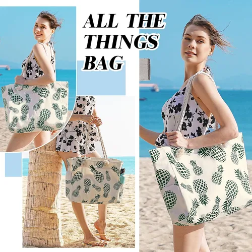 Miniatura 7 de Straw Beach Bags for Women, Tote Handbag Shoulder Bag for Women, Beach Straw Purse Buckets Summer Fashion Hobo Bags