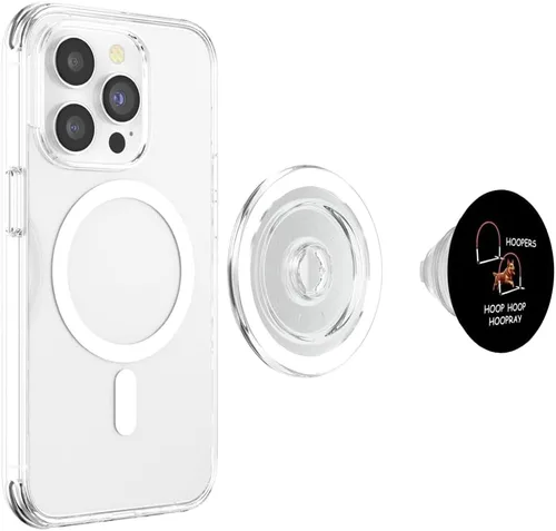 Miniatura 4 de Dog Agility - Aros para perros - Aussie Heeler - Hoop Hoop Hoopray PopSockets MagSafe PopGrip para iPhone