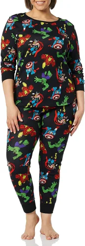 Miniatura 3 de Tienda Essentials Disney Marvel Star Wars Conjuntos de pijama de algodón con corte ajustado para mujer