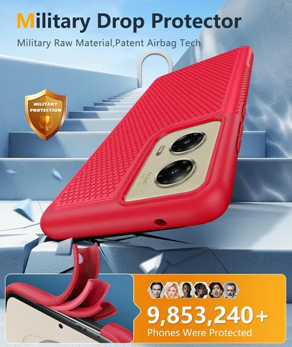 Miniatura 158 de FNTCASE Funda para iPhone 17 Pro: Fundas delgadas translúcidas de color azul claro compatibles con MagSafe, protección completa de la cámara