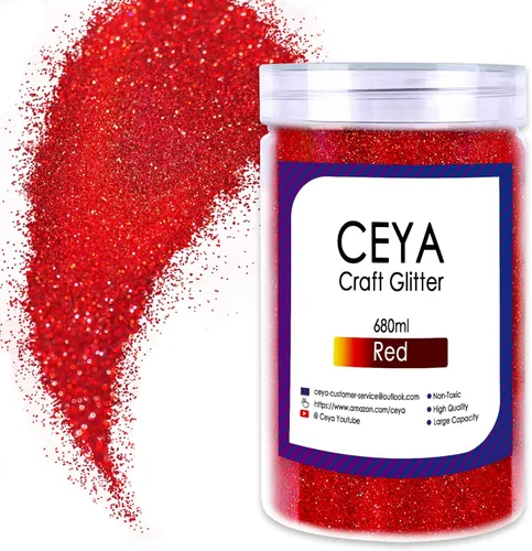 Miniatura 20 de Ceya 110g/ 3.8oz Polvo de Purpurina Holográfica Ultra Fina Láser Verde 1/128” 0.008” 0.2mm para Slime, Resina Epoxy, Manualidades, Vaso, Joyería