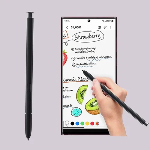 Miniatura 4 de S23 Ultra S Pen para Samsung Galaxy S23 Ultra 5G Stylus Pen S23 Ultra S Pen reemplazo sin función Bluetooth (negro fantasma)