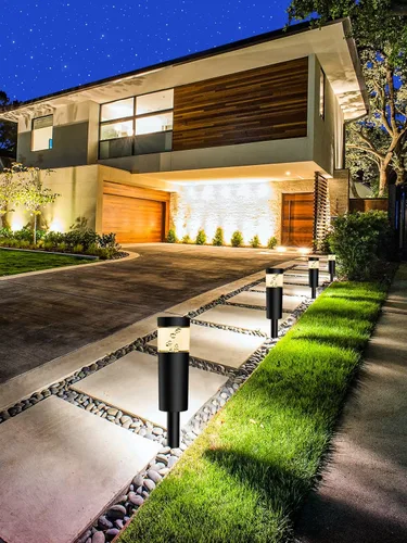 Miniatura 5 de Luces de Sendero Paisajístico de Bajo Voltaje de 5W con Conectores 12V Iluminación Paisajística Exterior Luces LED de Poste de Sendero Cableadas