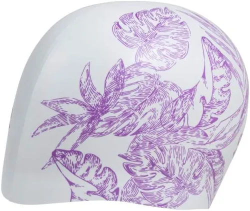 Miniatura 3 de Gorro de natación de silicona moldeado Arena Sirene para mujeres, súper elástico y duradero, gorro de baño para cabello largo, ajuste ajustado