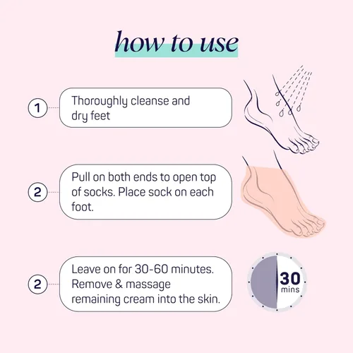 Miniatura 8 de SpaLife Mascarilla hidratante para pies Envoltura para pies con grietas secas, tratamiento de reparación intensiva Botines suavizantes de aceite