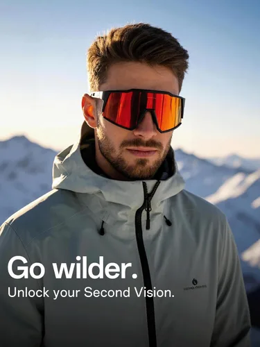 Miniatura 7 de KAPVOE Gafas polarizadas con 1 lente o 4 lentes de protección UV para mujeres y hombres, gafas de sol para ciclismo, marco TR90, para deportes