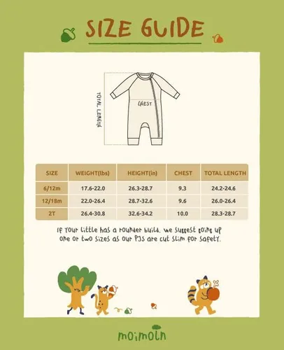Miniatura 6 de moimoln Mameluco de una pieza de algodón modal de ajuste cómodo para bebés y niñas, trajes 6M-2T