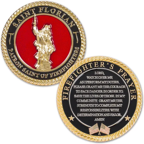Miniatura 11 de Moneda de Oración de las Fuerzas Armadas de la Fuerza Aérea - Moneda de Desafío del Valor de la USAF - Regalos para la Fuerza Aérea - Negocio Usmc