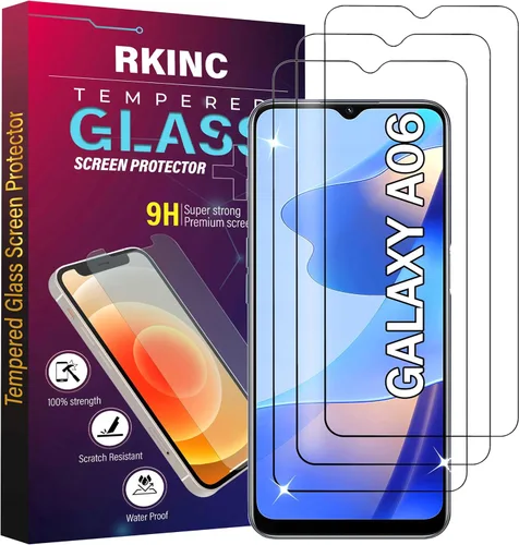 Miniatura 54 de RKINC Protector de pantalla [paquete de 4] para Samsung Galaxy A12 / Galaxy A02S / A12 Nacho, protector de pantalla de vidrio templado, 0.013 in