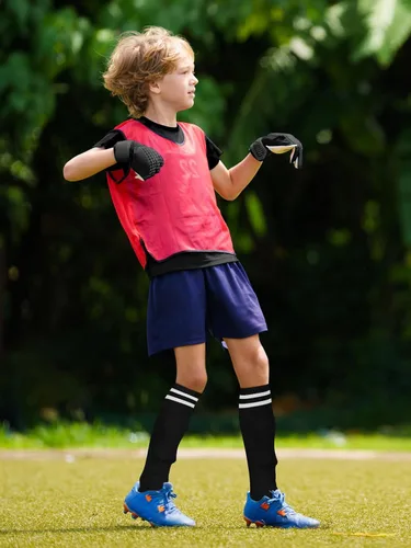 Miniatura 6 de Hryrbay Kids Soccer Shin Guards and Socks Toddler Soccer Shin Pads Protective Defender Gear for Boys Girls Ages 3-15 Great for Training, Matches
