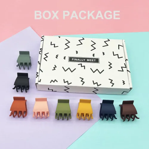 Miniatura 2 de Pinzas para el cabello para mujeres y niñas, pinzas antideslizantes de 1.3 pulgadas con acabado mate para peinar cabello fino y grueso (20 unidades)