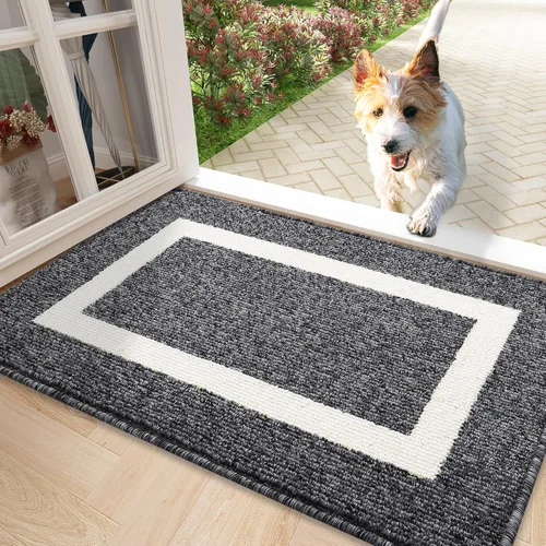 Miniatura 14 de OLANLY Alfombra para Puerta Interior, 59x20, Tapete de Entrada Antideslizante Absorbente Resistente a la Suciedad, Alfombras de Entrada