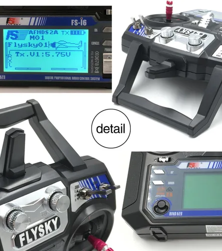 Miniatura 4 de FLYSKY FS-i6 6CH 2.4GHz Sistema de Radio RC Transmisor Controlador con Receptor FS-iA6 para RC Helicóptero Avión Cuadricóptero Planeador (Modo_2)
