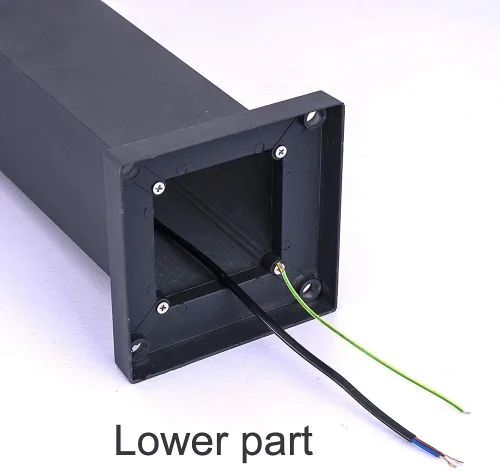 Miniatura 8 de Luces de camino, luces de poste IP55, impermeable, para exteriores, lámpara de pie, lámpara de pie, portalámparas E26, cableada, adecuada