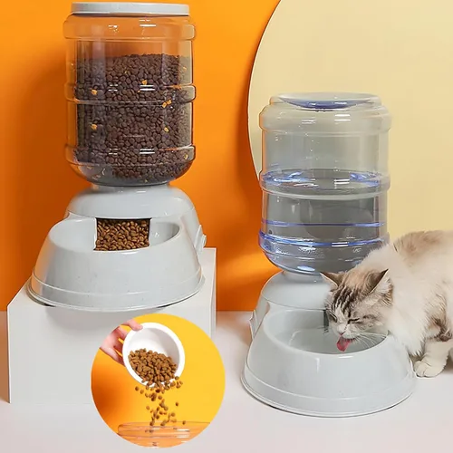 Miniatura 6 de Comedero automático para perros, dispensador de comederos para perros grandes, estación de alimentación automática de 3 galones por gravedad