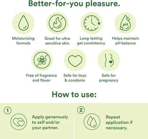 Miniatura 2 de Good Clean Love BioNude - Lubricante personal ultra sensible, hipoalergénico, sin perfume y sin sabor, lubricante a base de agua, seguro
