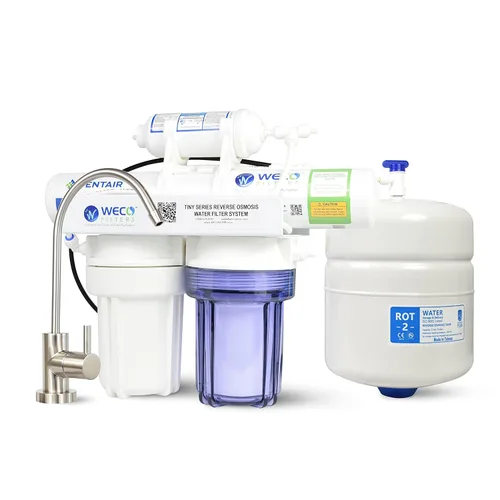 Sistemas de filtración de agua de ósmosis inversa para debajo del fregadero compacto pequeño WECO (TINY-50)