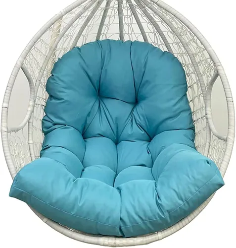 Miniatura 10 de Hamaca impermeable para silla de huevo, cesta colgante, cojines para silla de patio, asiento de huevo, almohadillas de almohada para interiores
