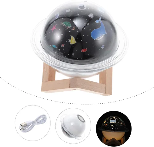 Miniatura 7 de Amosfun 1 Unidades de luz nocturna difusores esenciales USB portátil difusor esencial humidificador fragancia difusores componente de lámpara
