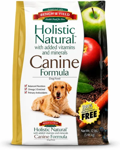 Miniatura 11 de Bench & Field Holistic Premium - Alimento seco para perros, receta de harina de pollo y arroz integral, hecho sin maíz, trigo o soja, para todas