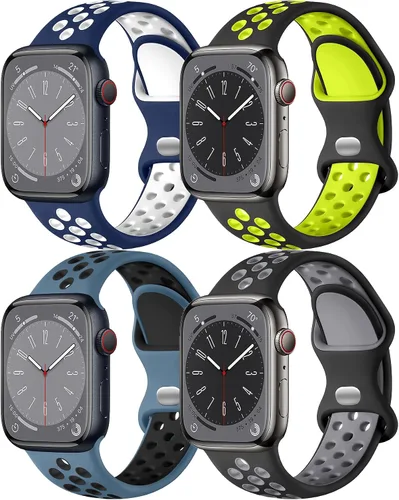 Miniatura 13 de Correa deportiva para correas de Apple Watch de 1.811 in 1.654 in 1.772 in 1.614 in 1.732 in 1.575 in 1.496 in Ultra/2 1.929 in para mujeres