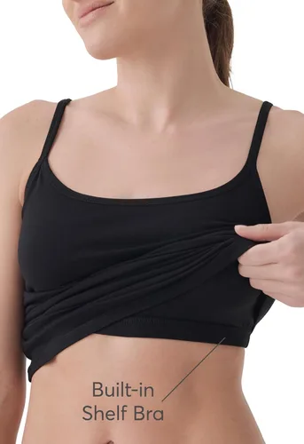 Miniatura 4 de Pact Camisola de algodón para mujer con brasier integrado
