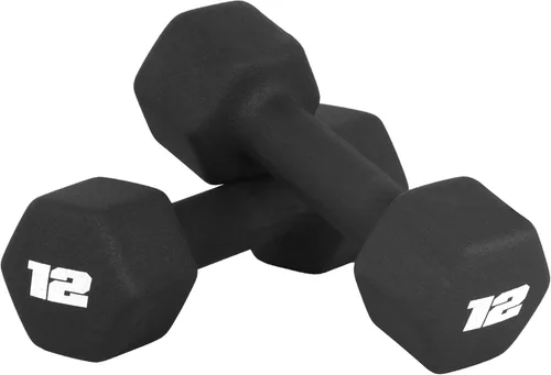 Miniatura 11 de CAP Barbell Neoprene Dumbbell Weights Pairs & Sets Black
