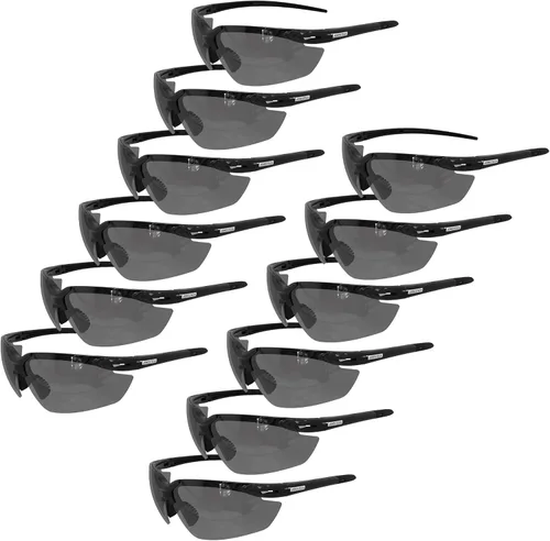 Miniatura 11 de JORESTECH Anteojos de seguridad, ANSI Z87+ gafas de seguridad policarbonatadas resistentes a los impactos para protección ocular, paquete de 12 Rosa