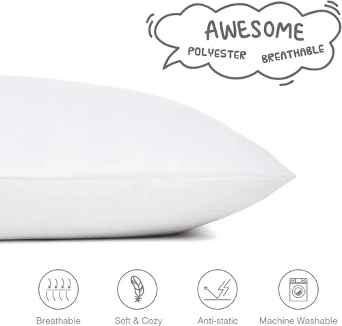 Miniatura 3 de EXQ Home Juego de 2 fundas de almohada de viaje de 13 x 18 pulgadas, fundas de almohada pequeñas para almohadas de bebé de 12 x 16 pulgadas, 13 x 18
