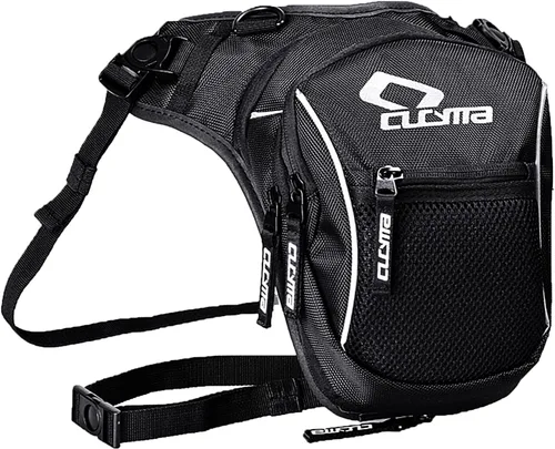 Bolsa táctica militar de la pierna del bolso impermeable del muslo del paquete de la cadera bolsillos múltiples, #605-Negro, Bolso Oxford Drop Leg