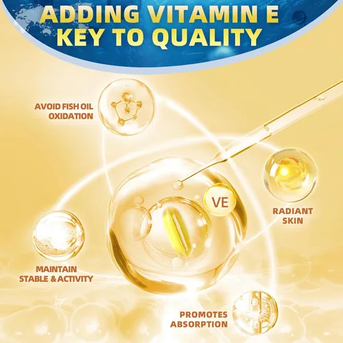Miniatura 5 de Triple Omega 3-6-9 - Aceite de pescado de 2000 mg con vitamina E - Suplemento de ácidos grasos EPA y DHA - Apoya la salud del corazón, cerebro