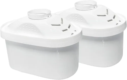 Paquete de 2 cartuchos de filtros de agua universales de repuesto para jarra con sistema de filtración multietapa