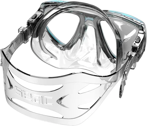 Miniatura 4 de SEAC Clear – Dual-Lens Silicone Diving Mask Antifog Low Volume Mask for Diving and Snorkeling