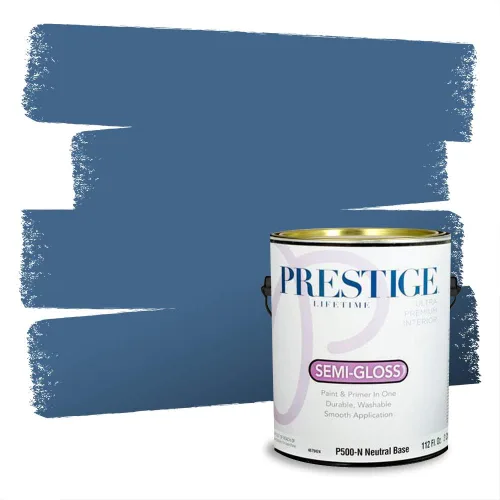 Miniatura 952 de Pintura Exterior + imprimación PRESTIGE, todo-en-uno, 1 galón, acabado mate, color comparable al Valspar* Royal Gray* VS151-Gris real