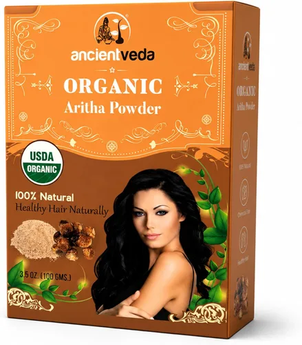 Miniatura 8 de Ancientveda Tratamiento orgánico natural para el crecimiento del cabello Antioxidantes Polvo limpiador Reduce las arrugas Amla, sin OMG