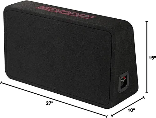 Miniatura 9 de Harmony Audio Kicker Bundle compatible con Universal Vehicle 46TL7T102 10" Loaded Square Sub Box con amplificador HA-A400.1 y kit de instalación