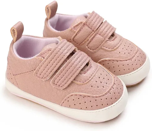 Miniatura 2 de Clowora Zapatos para bebés niños y niñas, suela de goma antideslizante, zapatos de cuna para recién nacidos, mocasines planos.