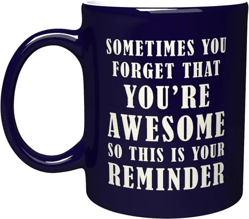 Miniatura 17 de NM NEXTMUG Taza de cerámica grabada - Of Course I'm Right, I'm Bob - Divertida taza de café de regalo de sarcasmo para amigos, compañeros de clase