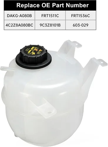Miniatura 3 de EVIL ENERGY Tanque de depósito de refrigerante del motor, compatible con Club Wagon E-150 E-250 E-350 E-450 E-550 Econoline Super Duty F53, repuesto