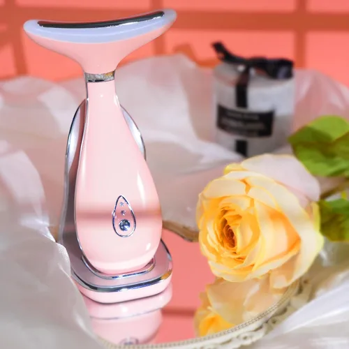 Miniatura 7 de VRAIKO Lily - Masajeador facial de cuello, masajeador de belleza para rejuvenecimiento de la piel, herramienta de spa facial 3 en 1, levantamiento