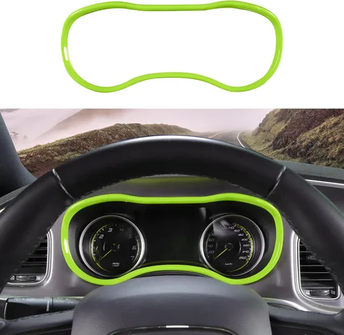 Voodonala Para consolas centrales de cargador, tablero de instrumentos, accesorios interiores para Dodge Charger 2015-2024+, accesorios interiores