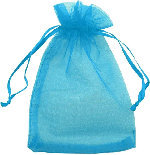 Miniatura 5 de Allgala 100 bolsas de regalo Orangza PF53400 con cordón, 8 x 12 pulgadas, surtidas
