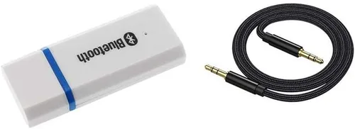 Miniatura 5 de Adaptador de receptor Bluetooth USB, adaptador de audio inalámbrico de 0.138 in, kit de música, adecuado para sistemas estéreo de hogar/automóvil