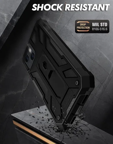 Miniatura 6 de Poetic Funda compatible con iPhone 13 Mini, funda de teléfono de la serie Spartan para iPhone 13 Mini de 5.4 pulgadas, cuerpo completo, resistente