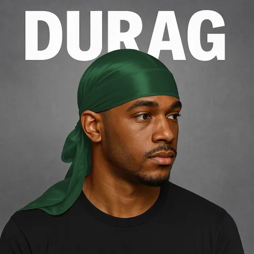 Miniatura 16 de Premium Durag Pack for Men, Silky Doo Rag for 360 540 720 Waves