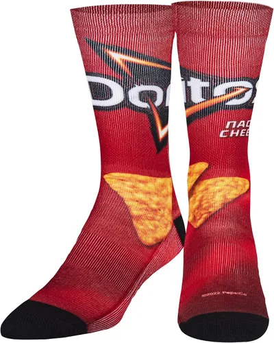 Miniatura 2 de Odd Sox, Calcetines divertidos para hombre, aperitivos de nachos, doritos, gueos, estampados Funyun